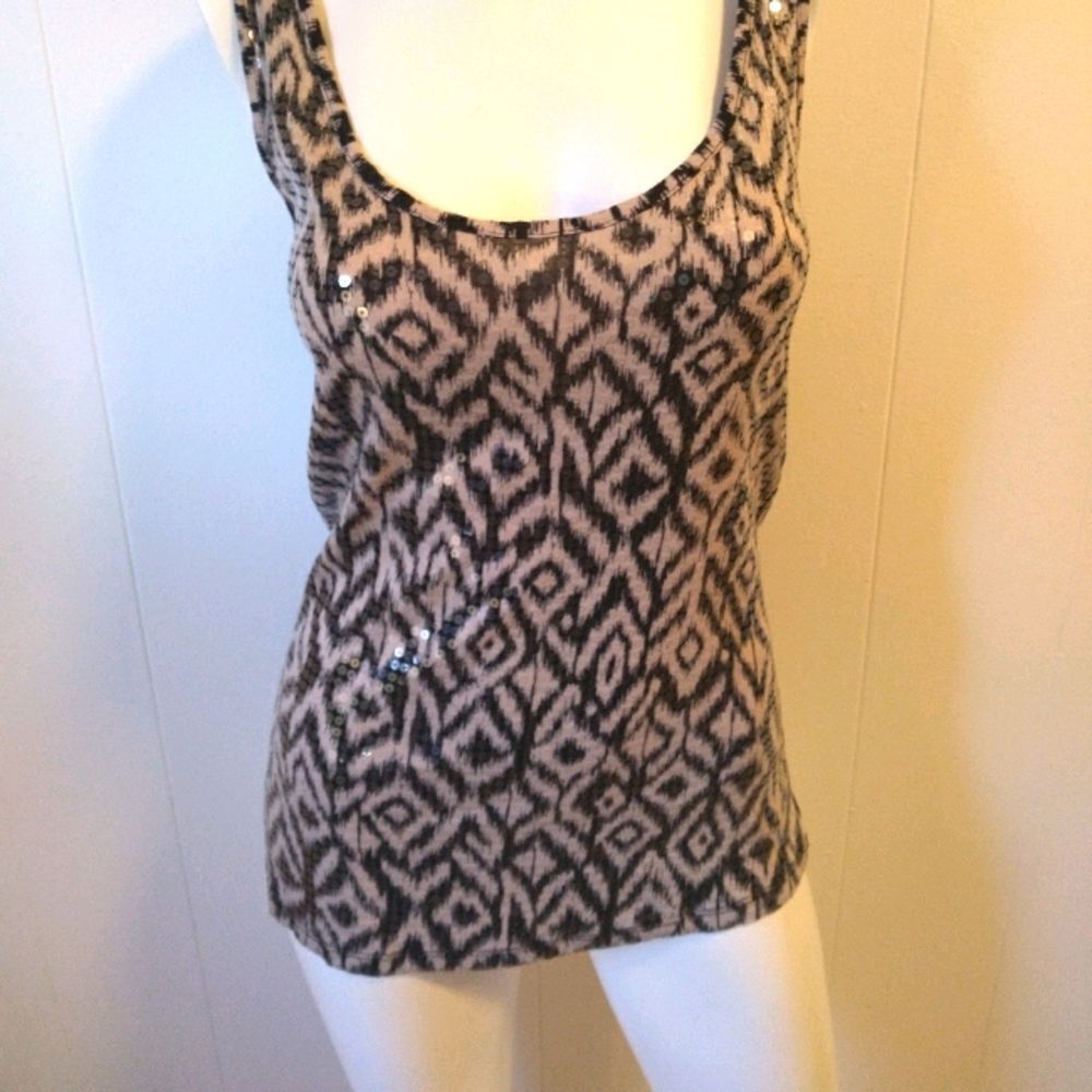 Inc International Concepts Sequin Top Blouse.